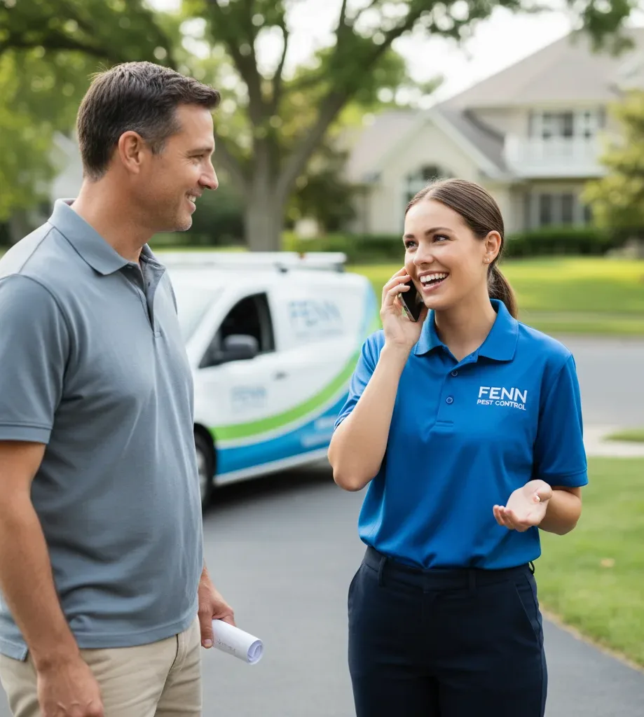 Fenn Pest Control customer support in Roscoe
